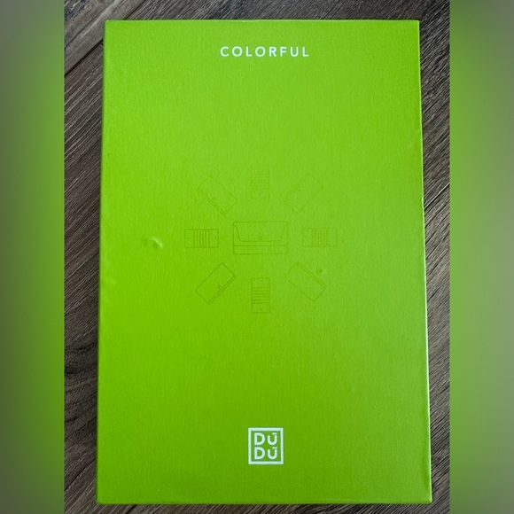 Dudu Multicolored Calfskin Wallet/Clutch from Italy - Picture 3 of 8